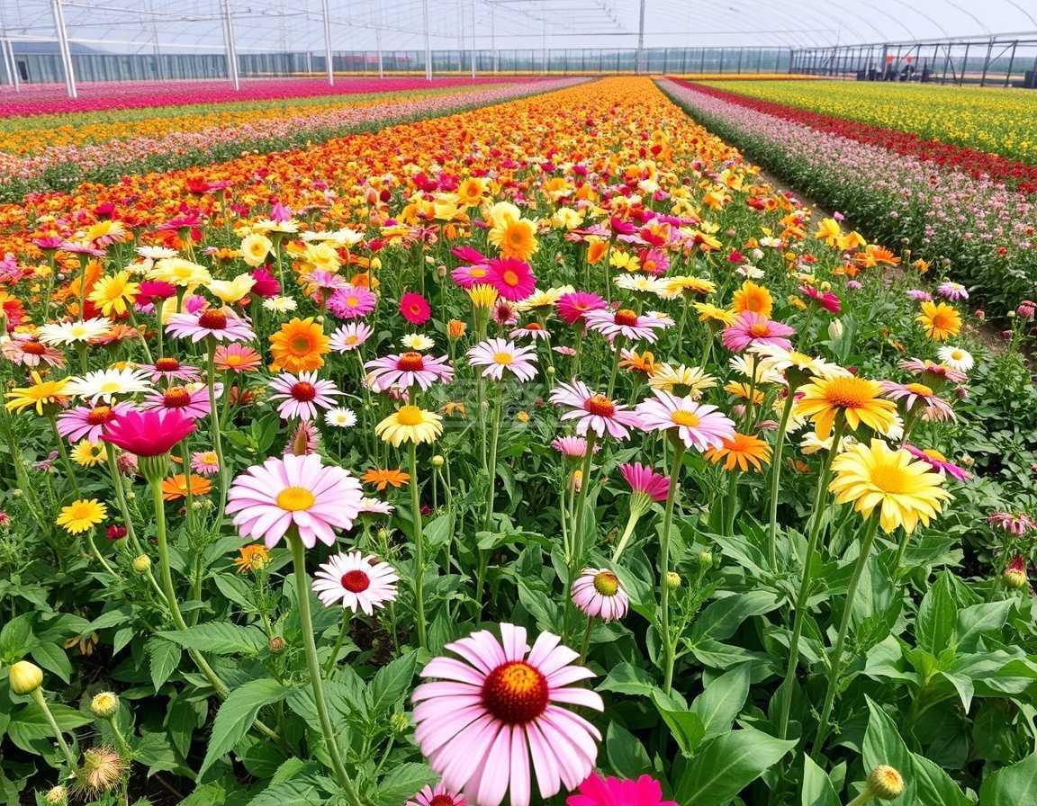 花卉種植園的美麗與實(shí)用